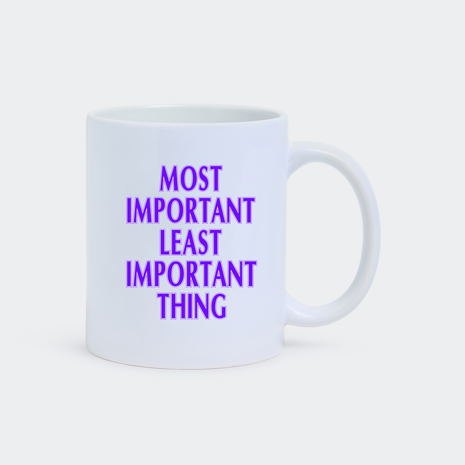 MIB Most Important, Least Important Coffee Mug