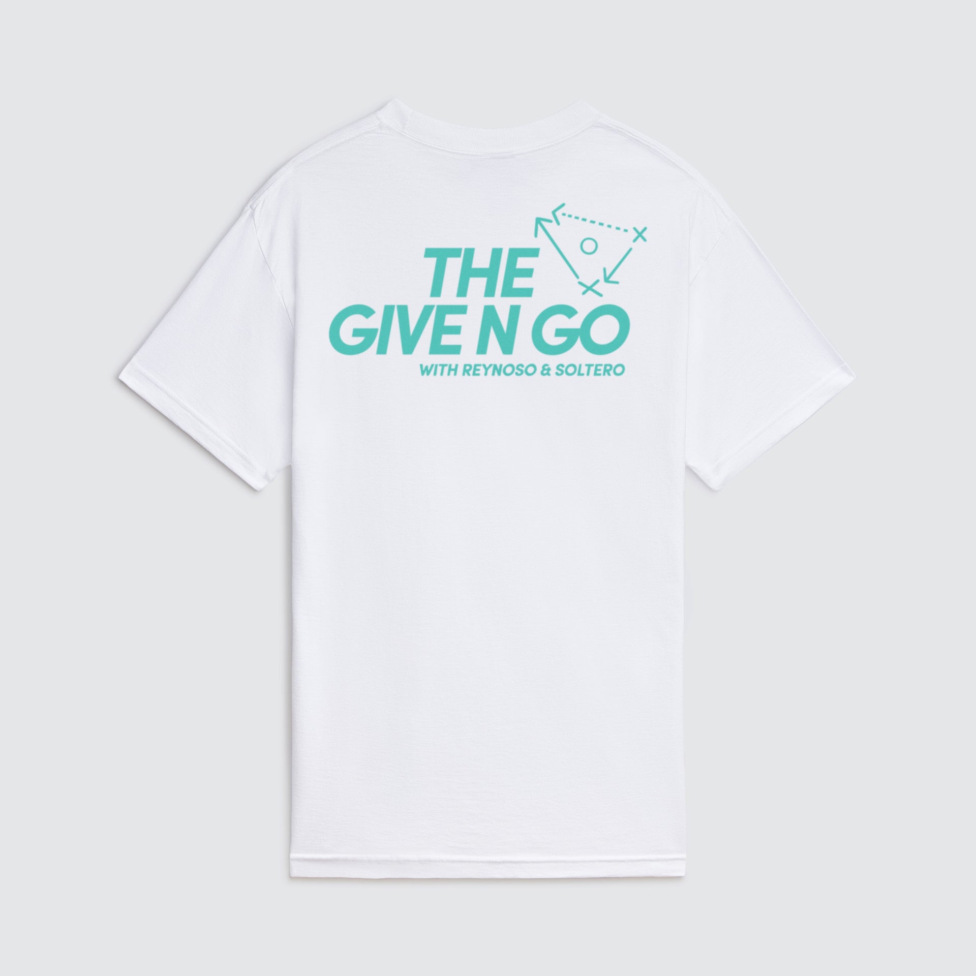 The Give N Go White Crest Tee