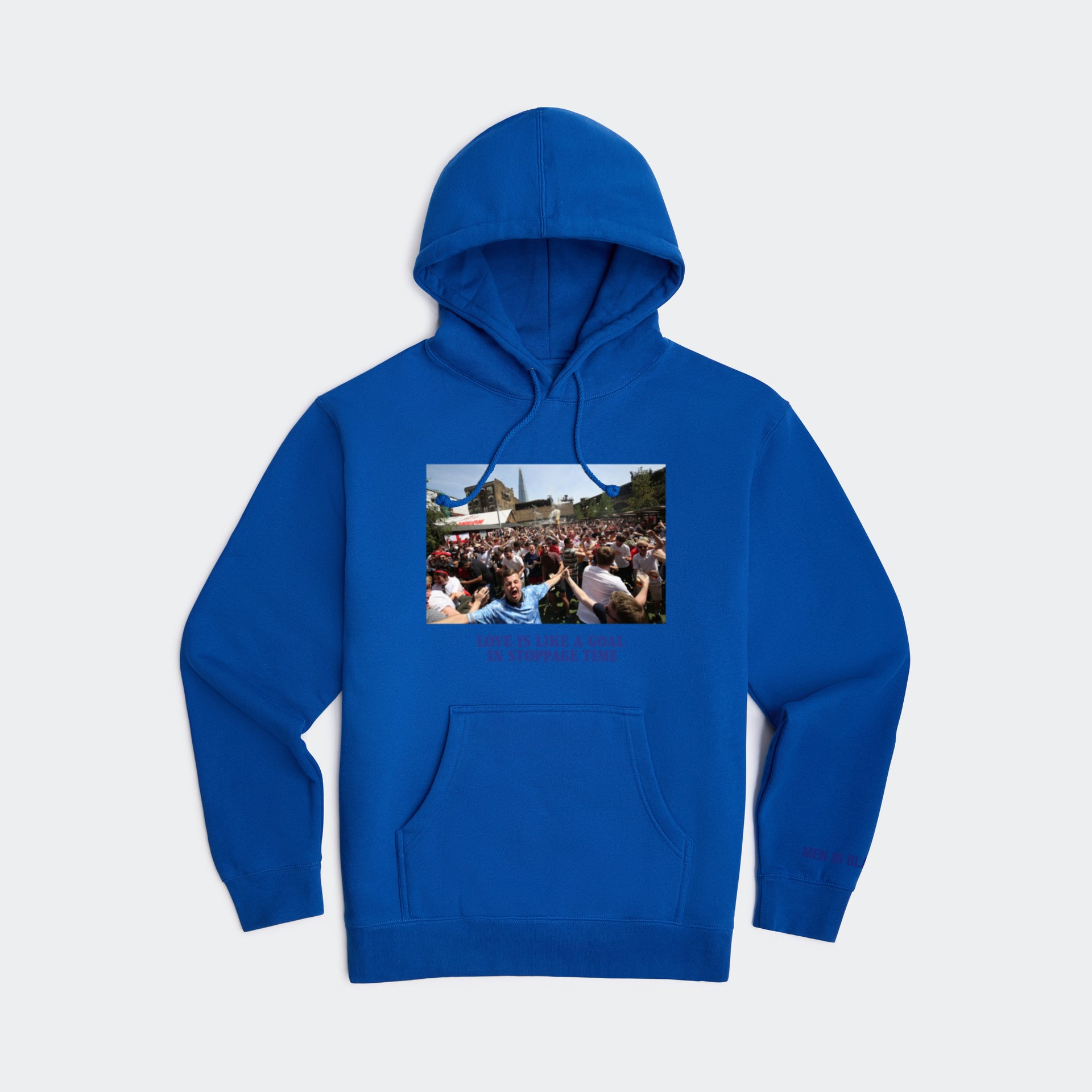 MIB Love Is Like A Goal In Stoppage Time Photo Hoodie