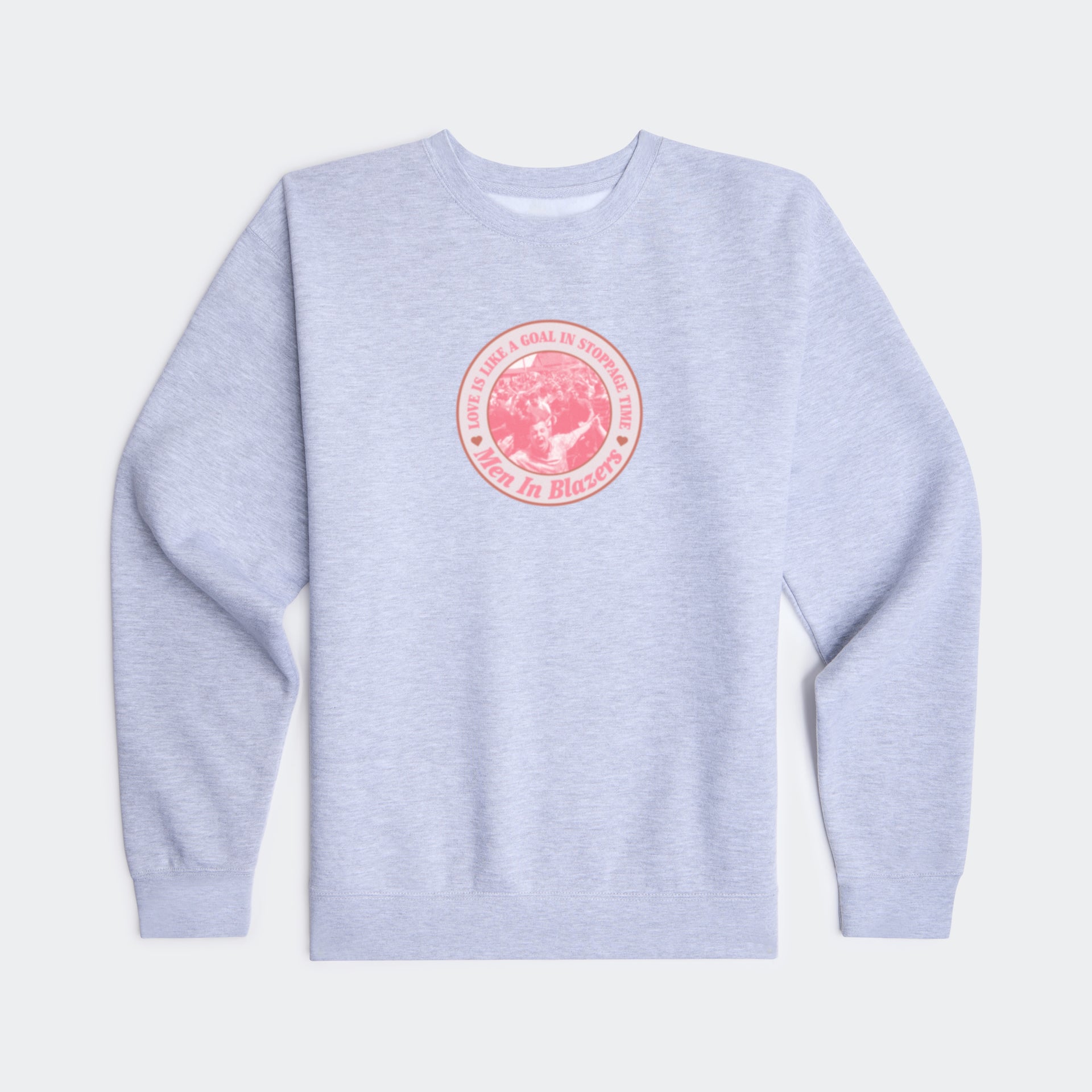 MIB Love Is Like A Goal In Stoppage Time Crewneck Sweatshirt