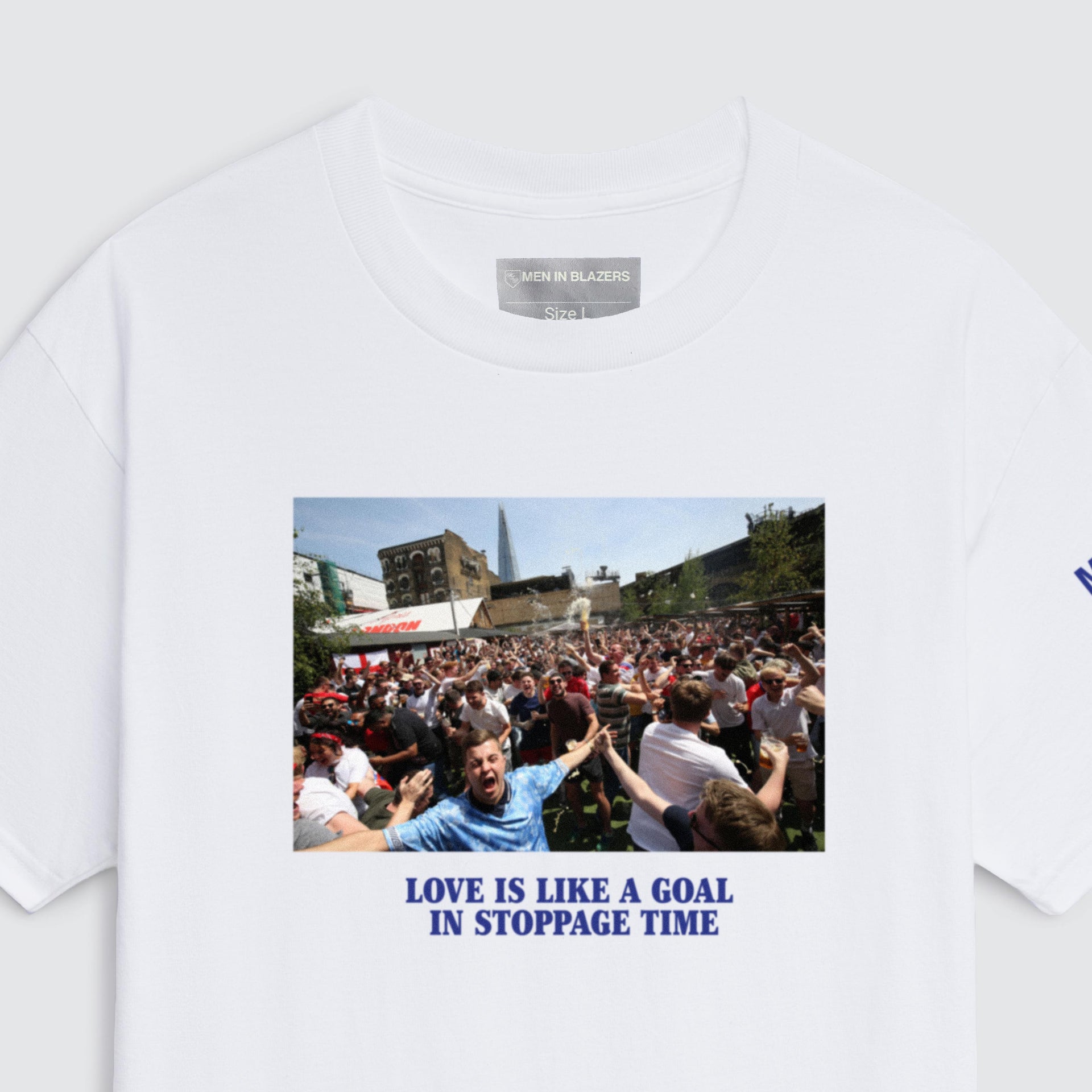 MIB Love Is Like A Goal In Stoppage Time Photo Tee