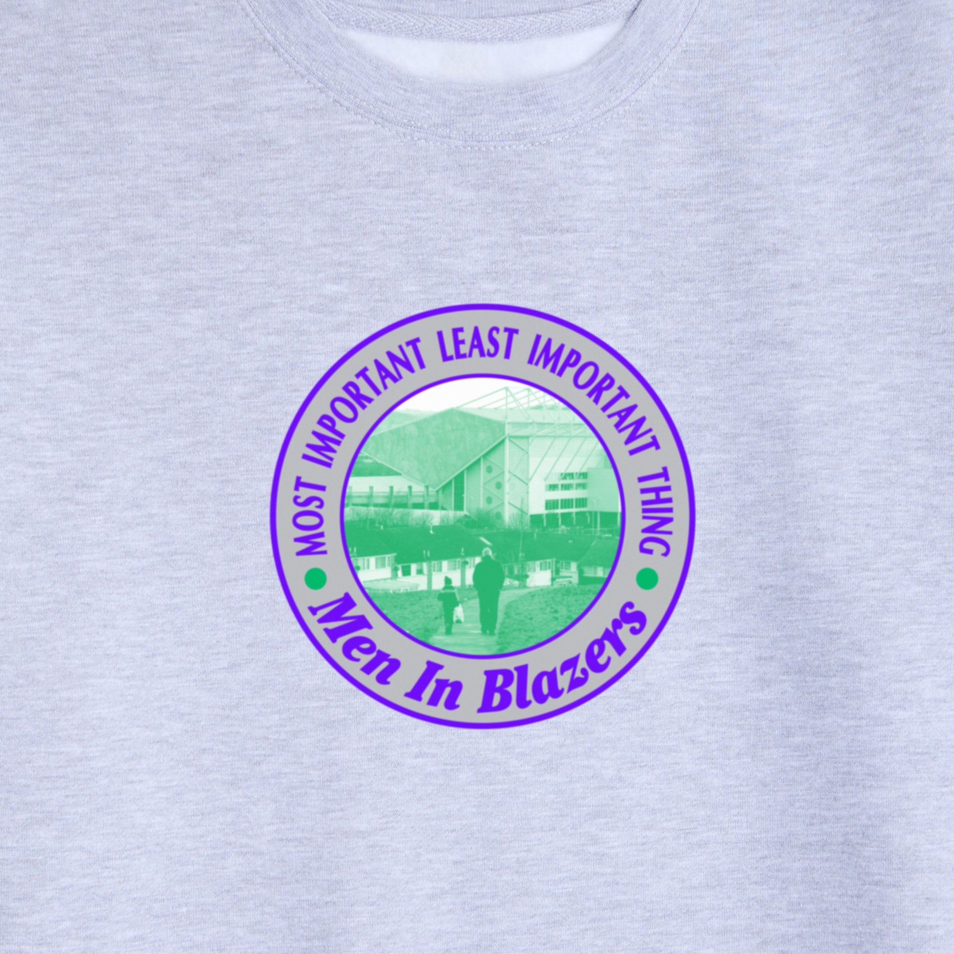 MiB Most Important, Least Important Crest Crewneck Sweatshirt
