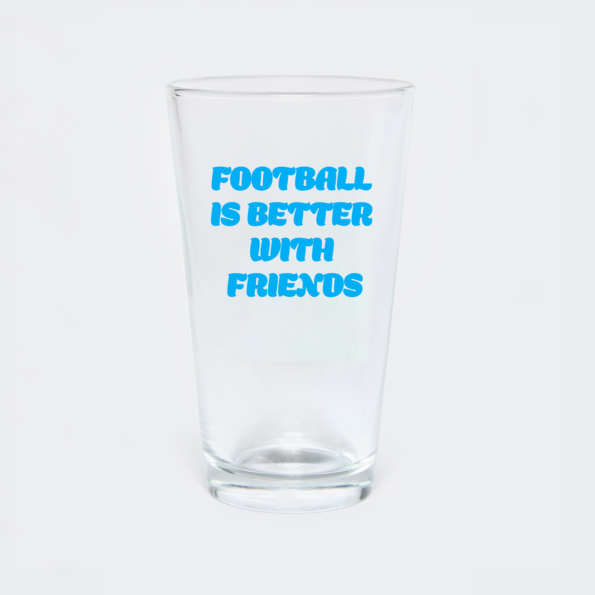 MIB Football Is Better With Friends Pint Glass
