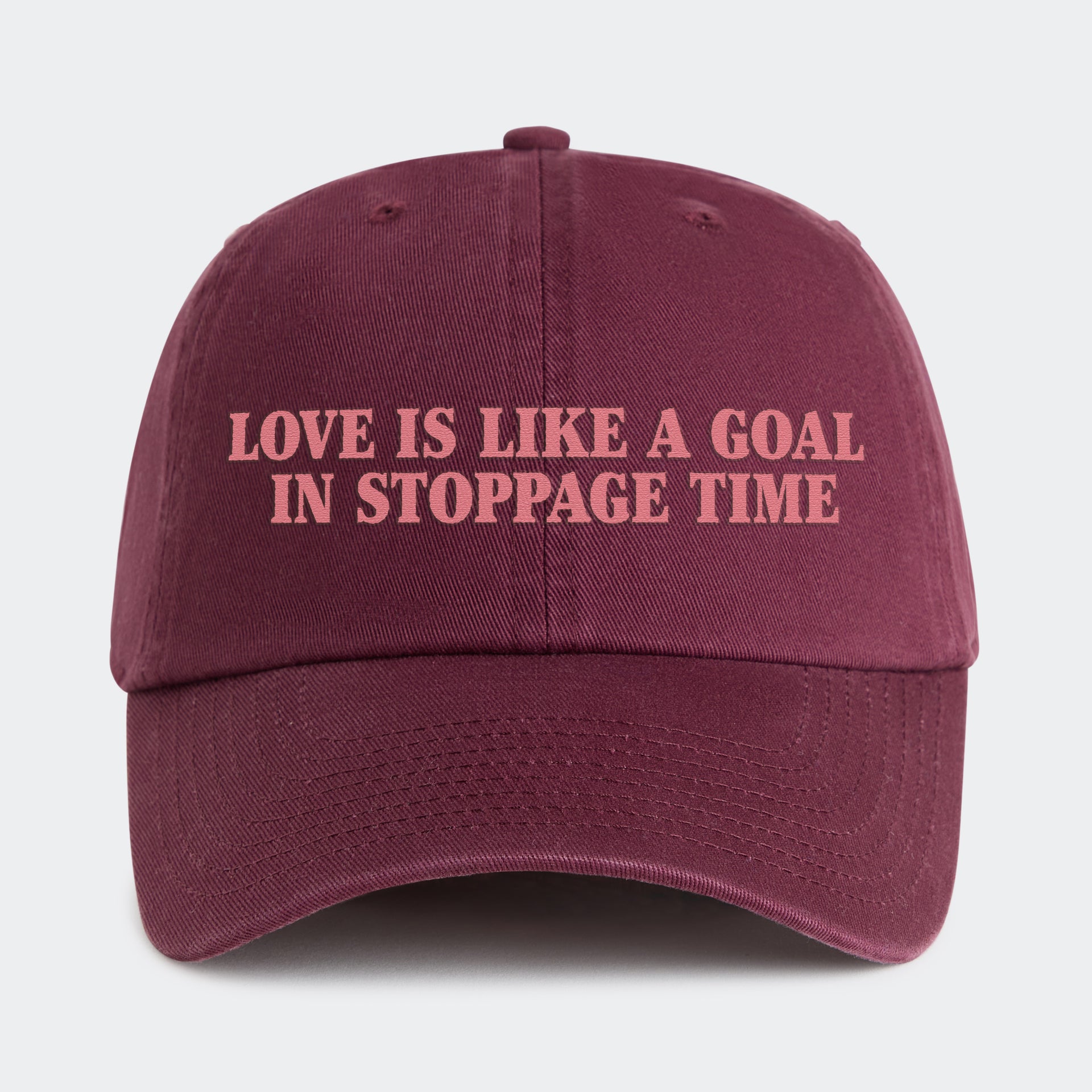 MIB Love Is Like A Goal In Stoppage Time Hat