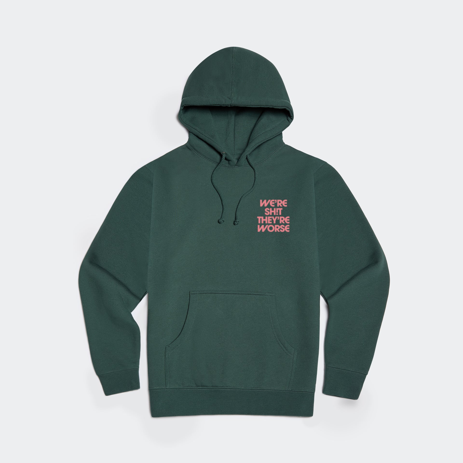 MIB We're Shit, They're Worse Crest Hoodie