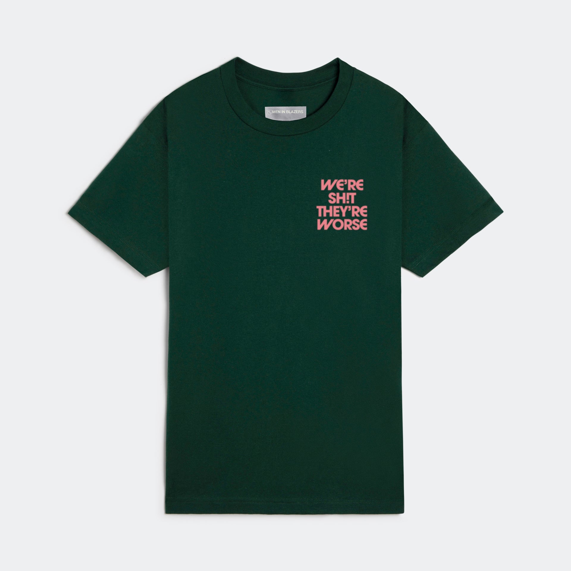 MIB We're Shit, They're Worse Crest Tee