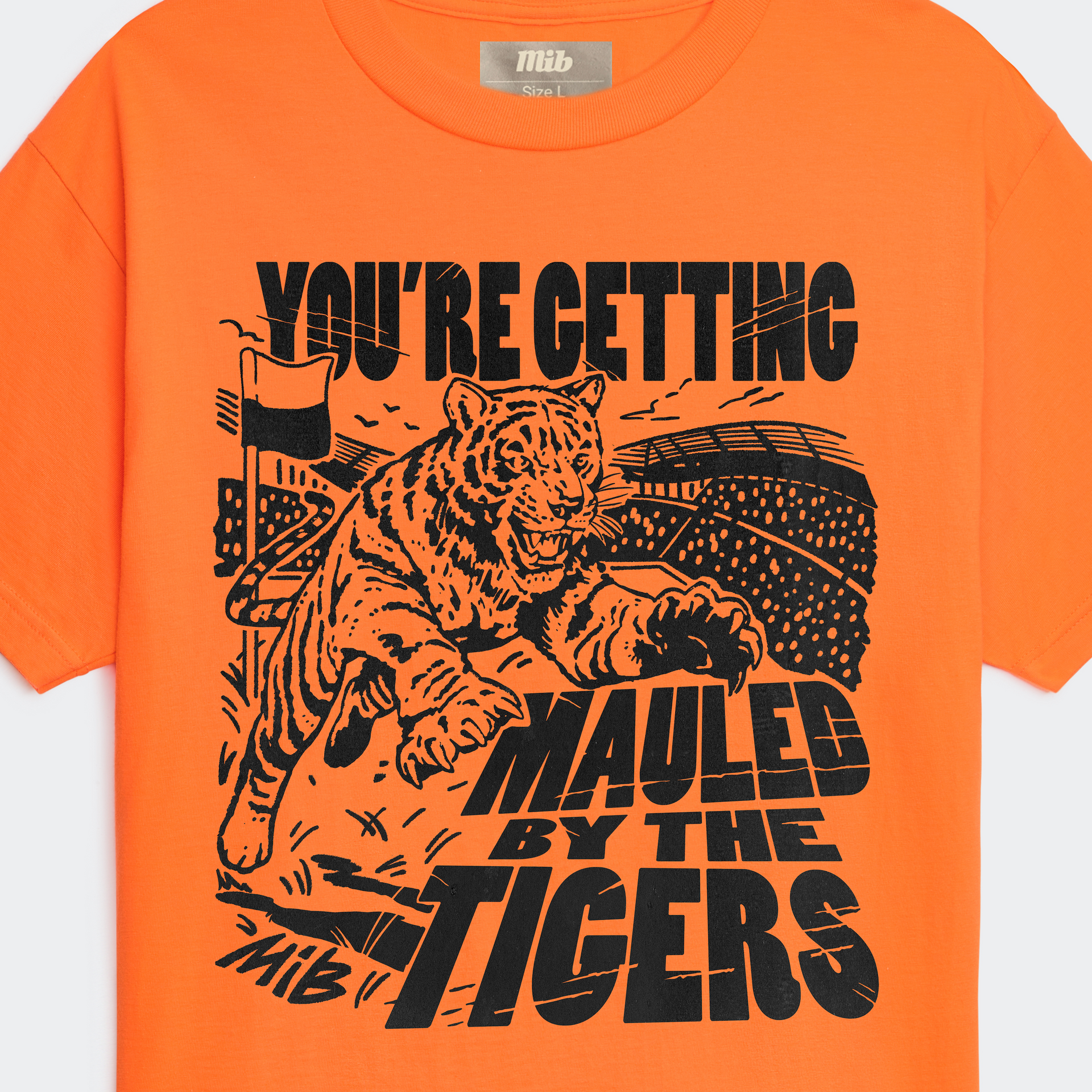 MiB Mauled By The Tigers Tee