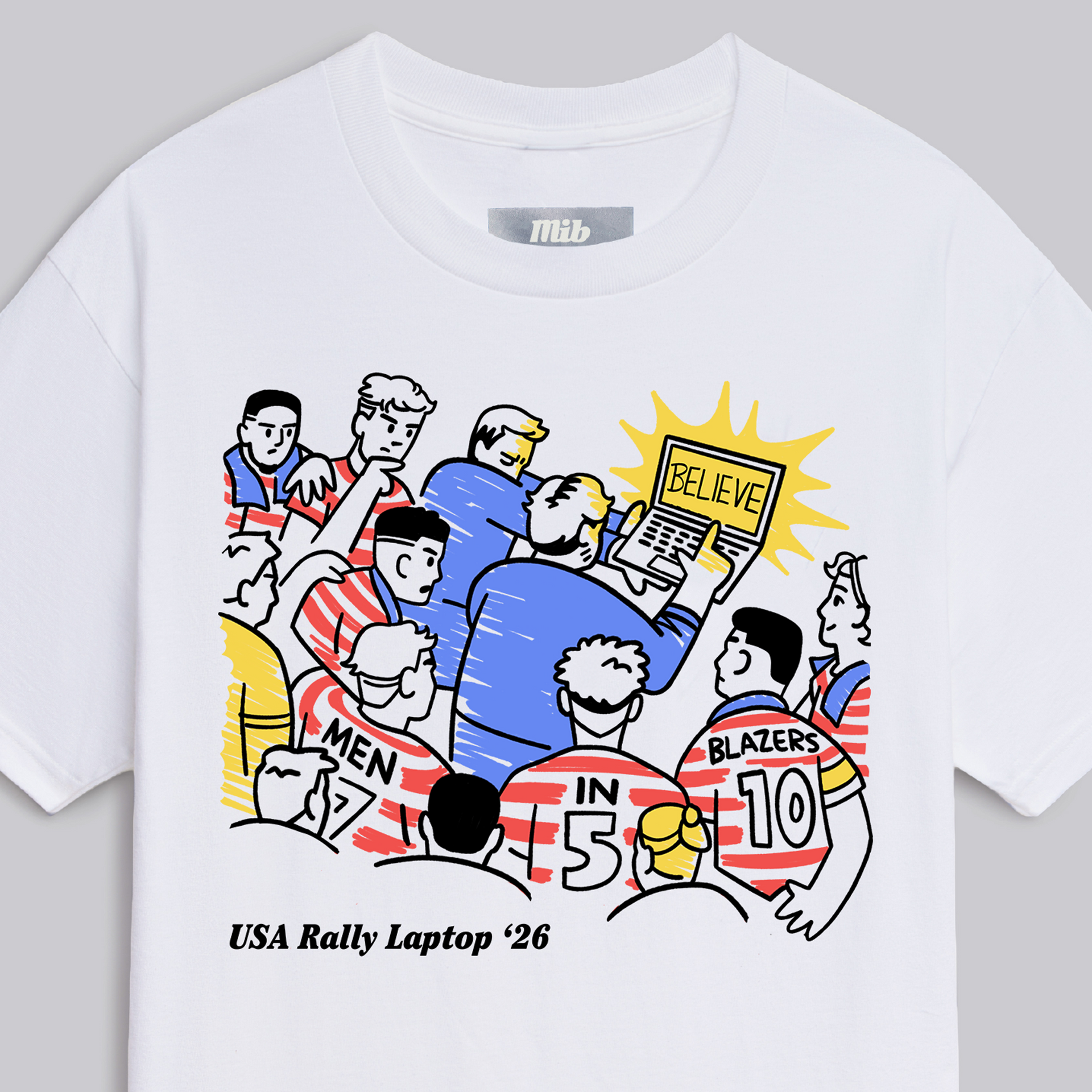 MiB USA Rally Laptop Tee (Believe Edition)
